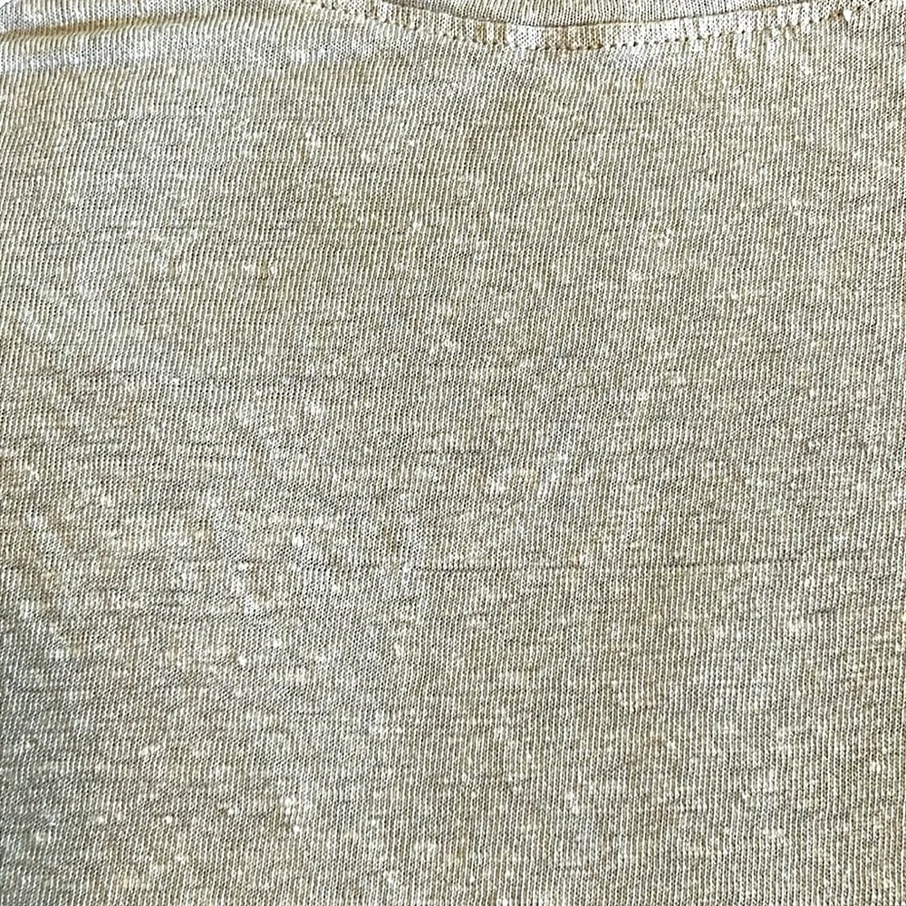 BANANA REPUBLIC LINEN LONG SLEEVE BASEBALL STLE TSHIRT SZ XS MINT GREEN - Picture 4 of 8